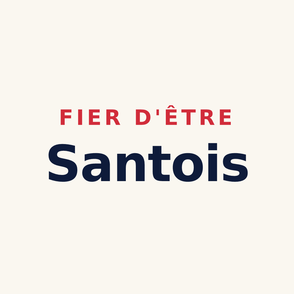 Tasse « Fier d'être Santois » — design pour Santes