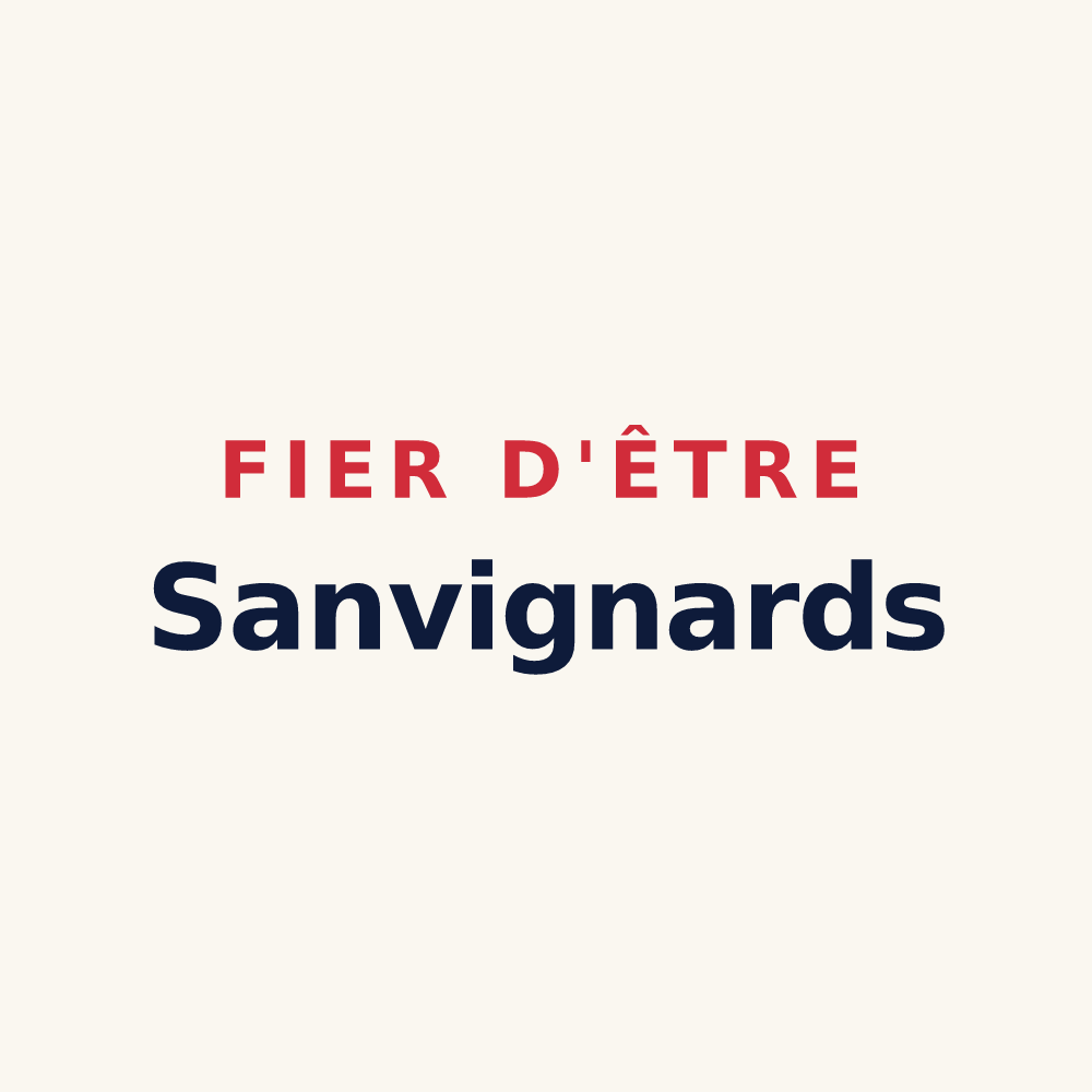 Tasse « Fier d'être Sanvignards » — design pour Sanvignes-les-Mines