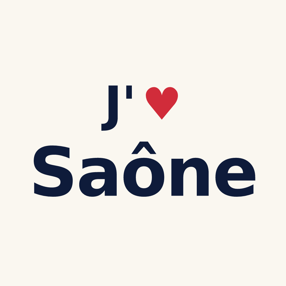 Tasse personnalisée Saône — design J'aime Saône