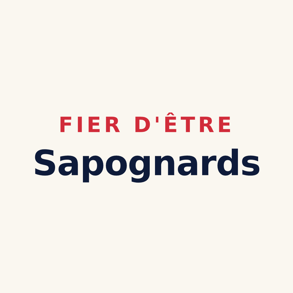 Tasse « Fier d'être Sapognards » — design pour Sapogne-et-Feuchères