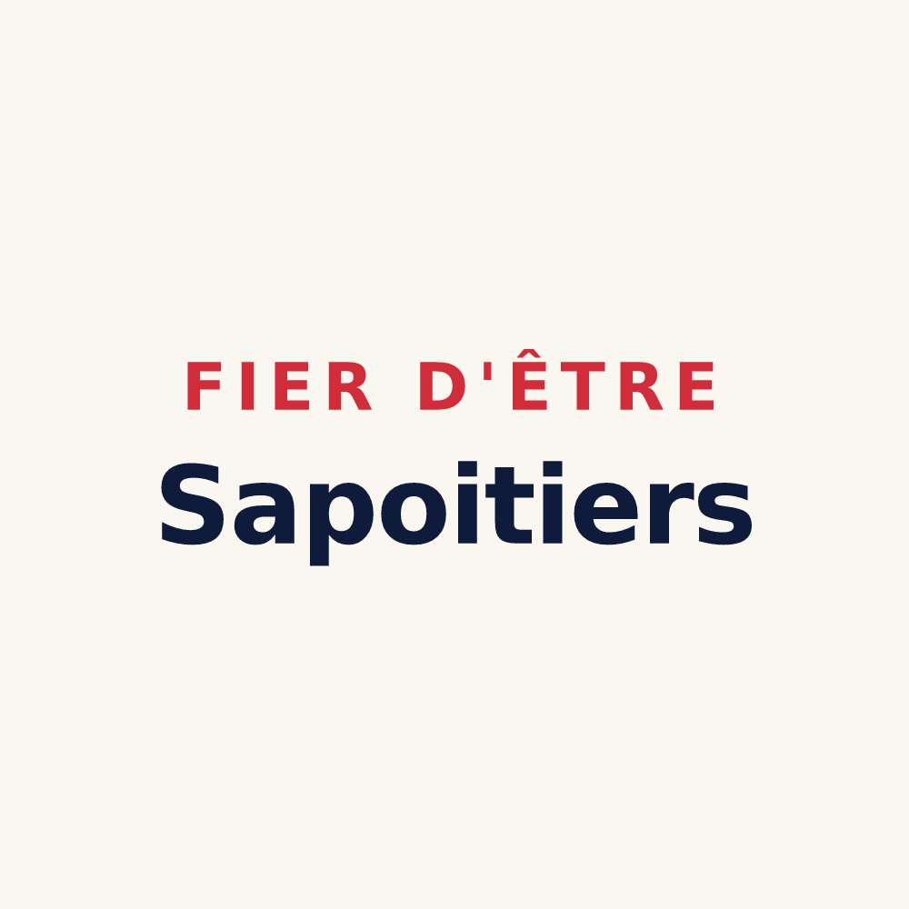Tasse « Fier d'être Sapoitiers » — design pour Sapois