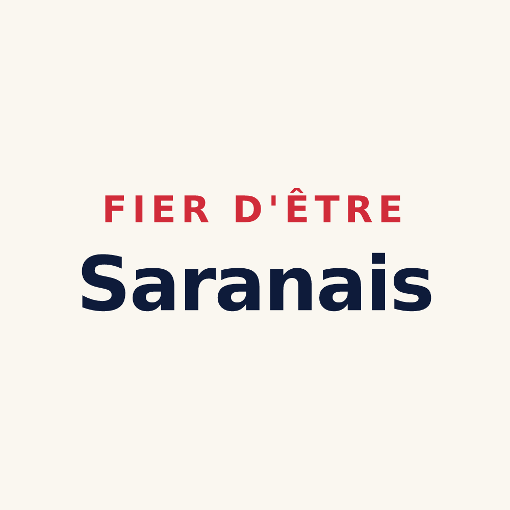 Tasse « Fier d'être Saranais » — design pour Saran