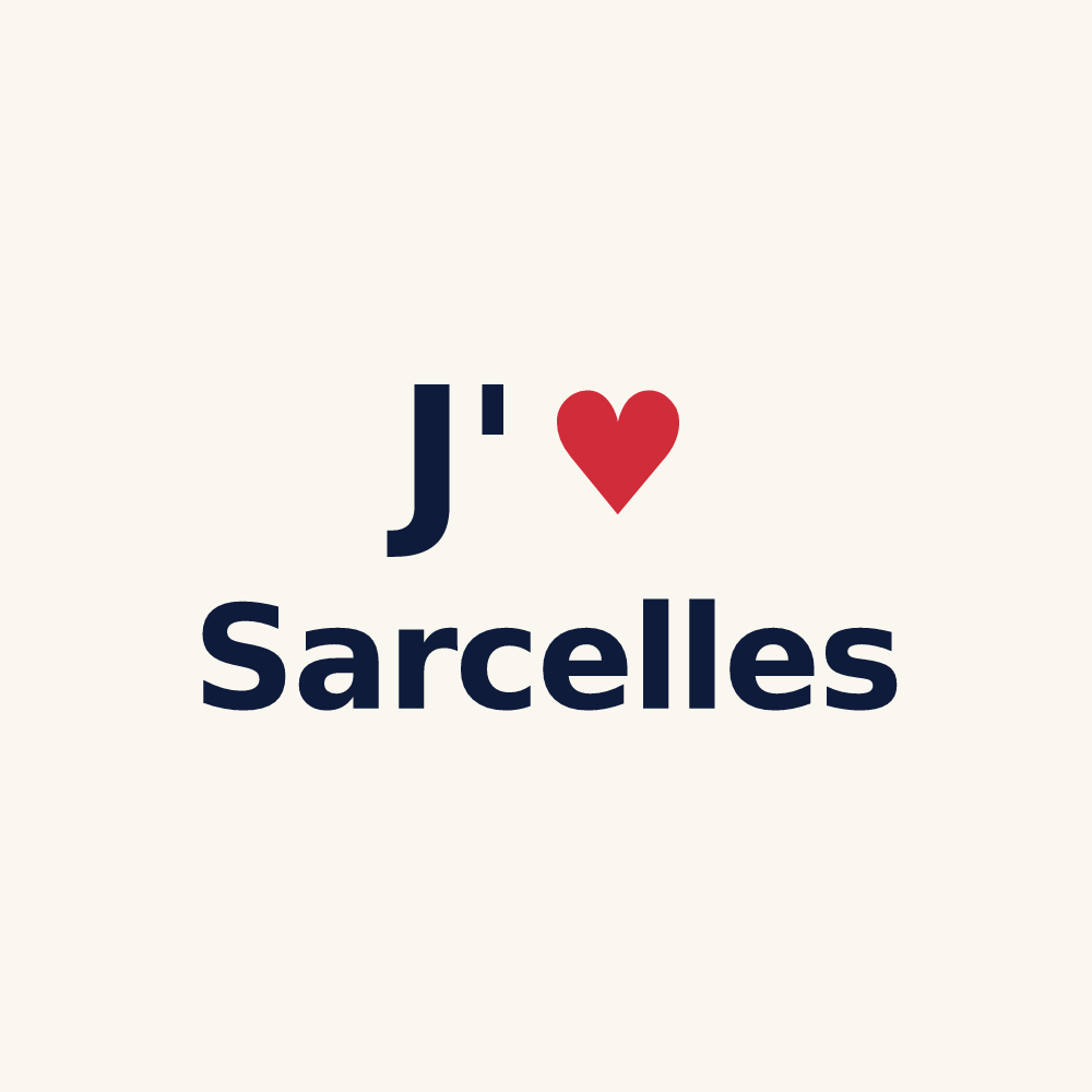 Tasse personnalisée Sarcelles — design J'aime Sarcelles