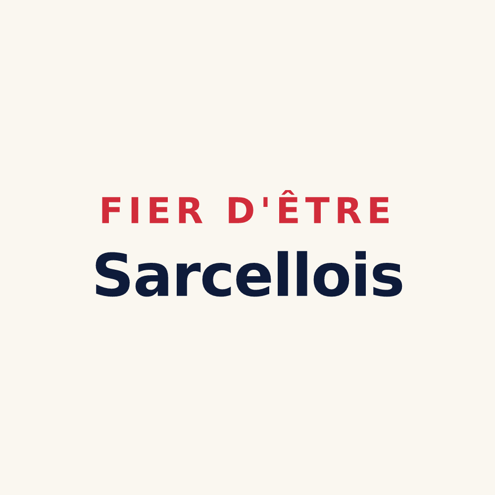 Tasse « Fier d'être Sarcellois » — design pour Sarcelles