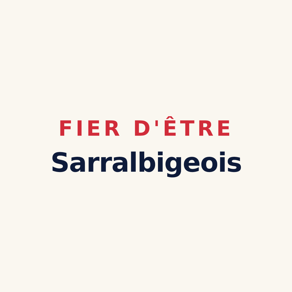 Tasse « Fier d'être Sarralbigeois » — design pour Sarralbe