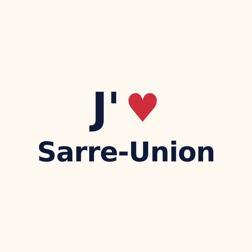 Tasse personnalisée Sarre-Union — design J'aime Sarre-Union