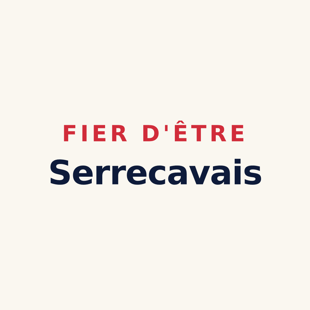 Tasse « Fier d'être Serrecavais » — design pour Sarrecave