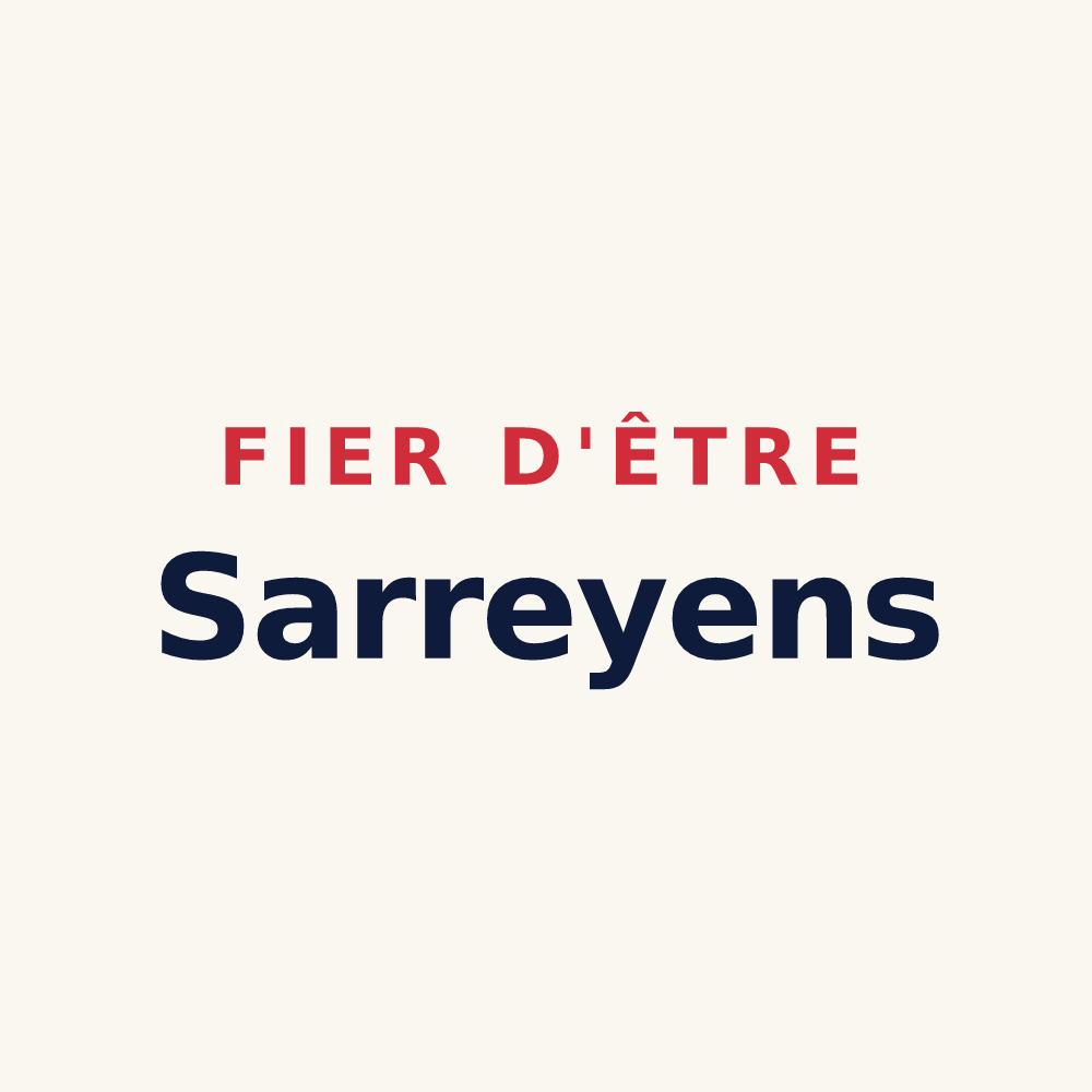 Tasse « Fier d'être Sarreyens » — design pour Sarrey