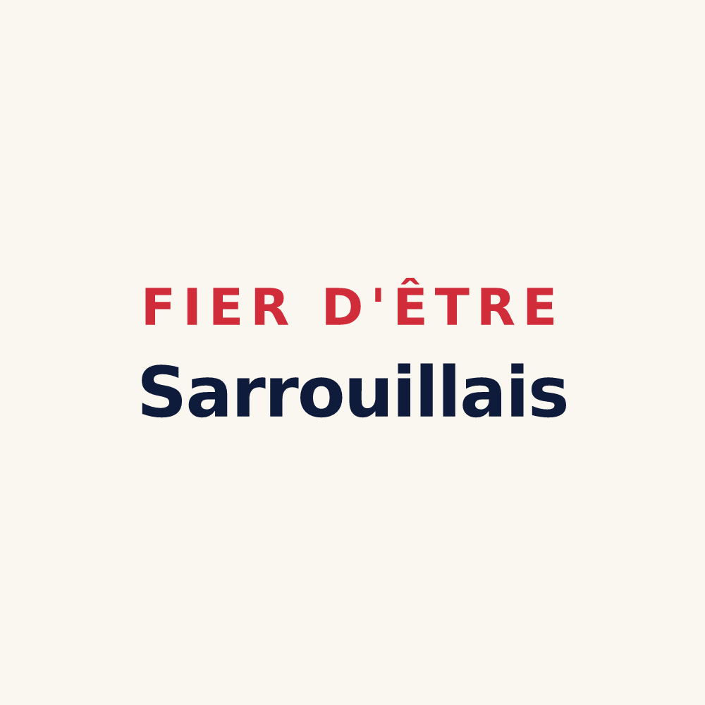 Tasse « Fier d'être Sarrouillais » — design pour Sarrouilles