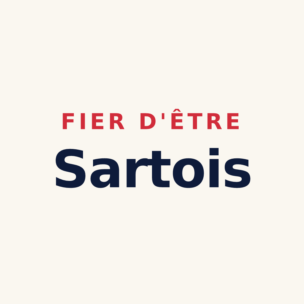 Tasse « Fier d'être Sartois » — design pour Sartes