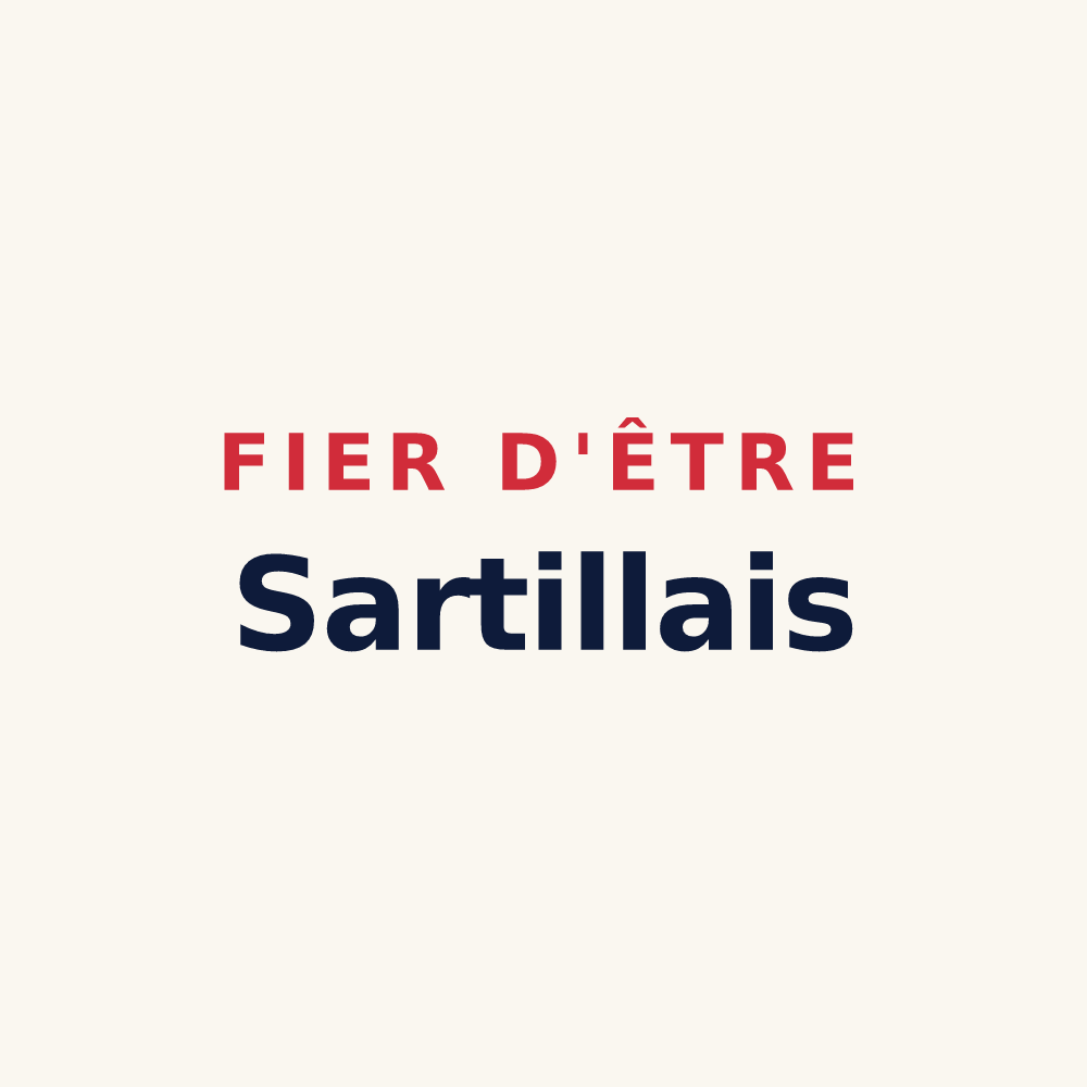 Tasse « Fier d'être Sartillais » — design pour Sartilly-Baie-Bocage