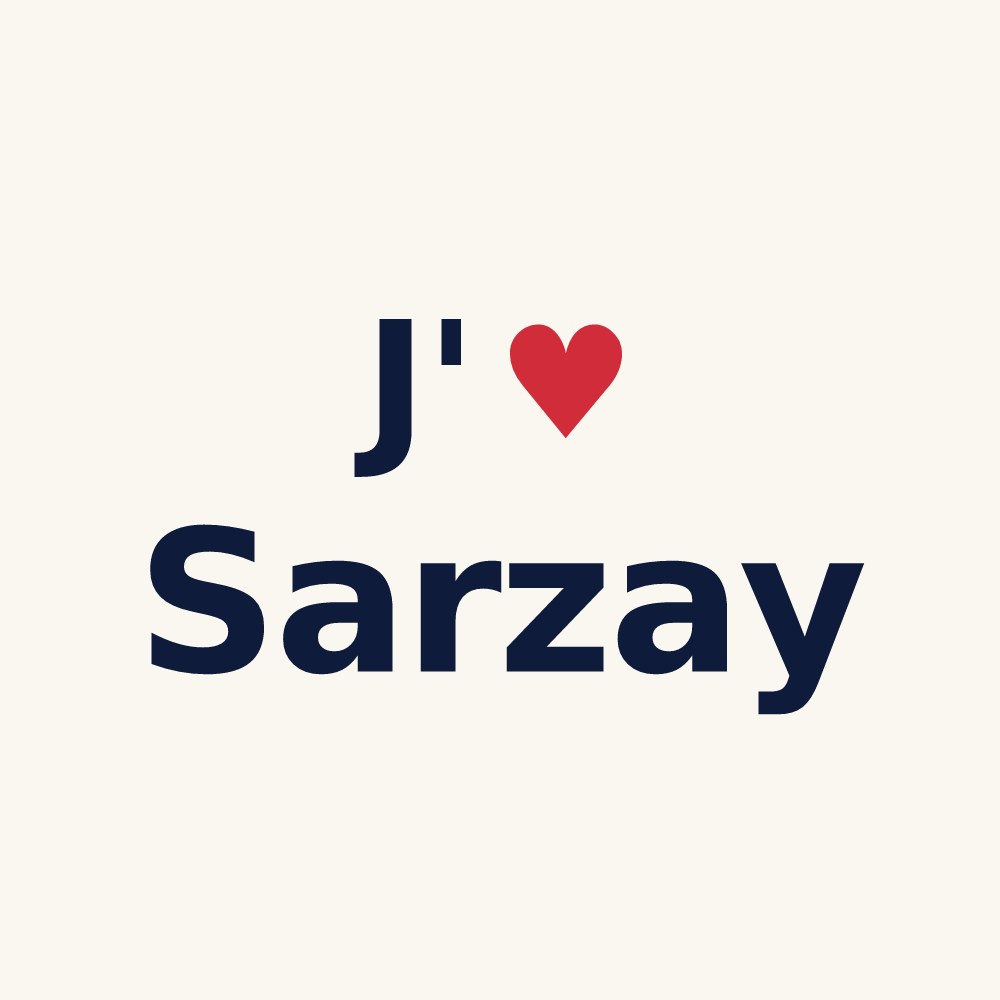 Tasse personnalisée Sarzay — design J'aime Sarzay