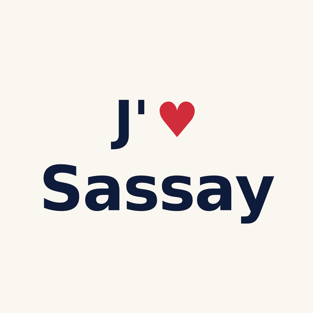 Tasse personnalisée Sassay — design J'aime Sassay