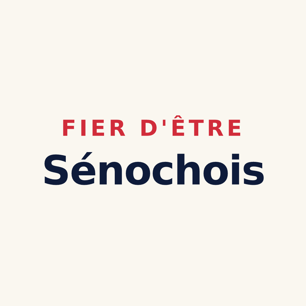 Tasse « Fier d'être Sénochois » — design pour Sassenay
