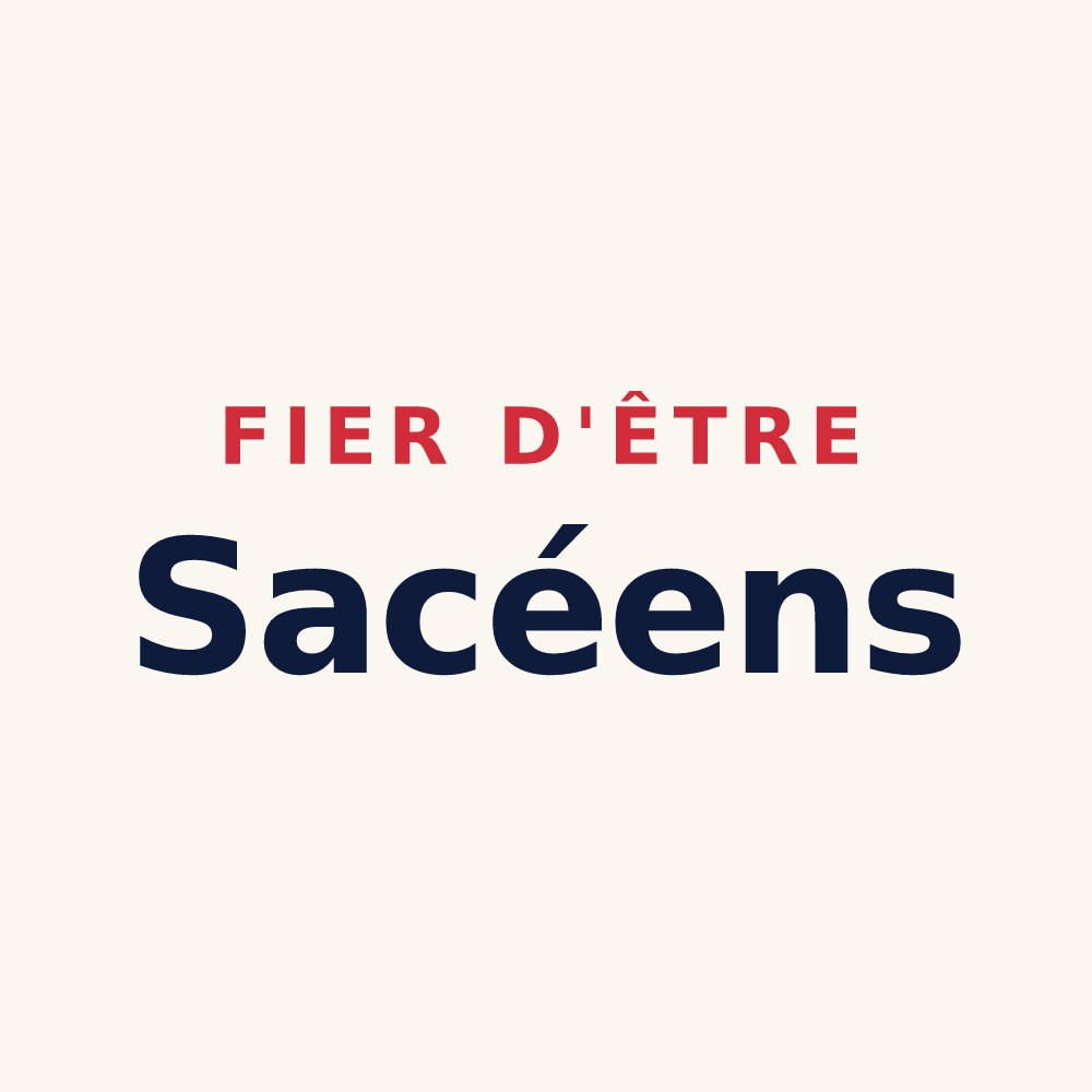 Tasse « Fier d'être Sacéens » — design pour Sassey