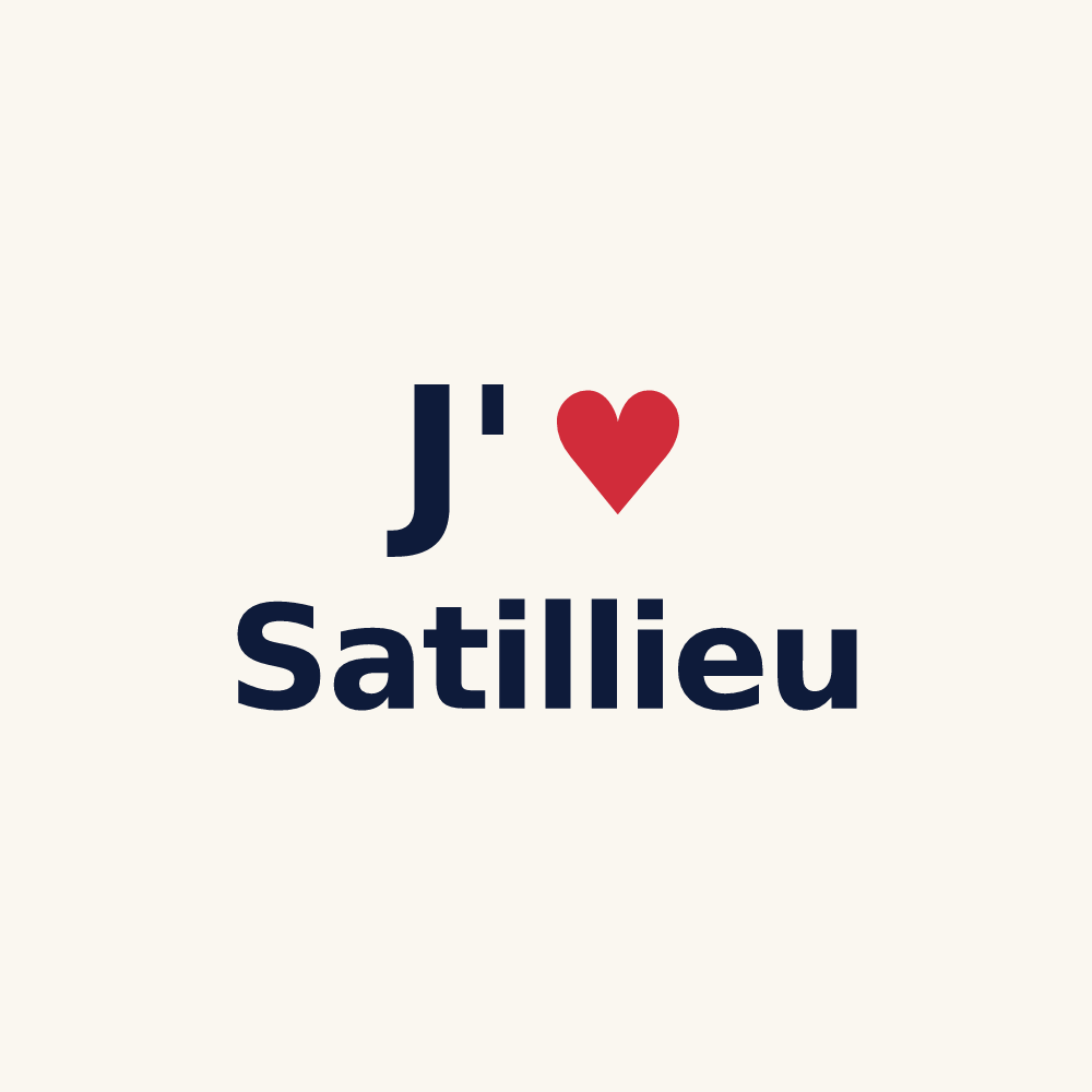 Tasse personnalisée Satillieu — design J'aime Satillieu