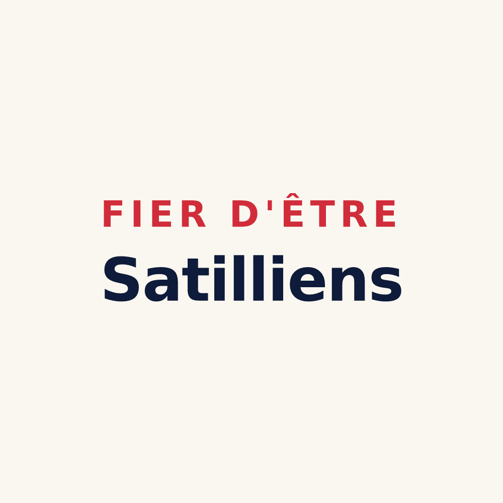 Tasse « Fier d'être Satilliens » — design pour Satillieu