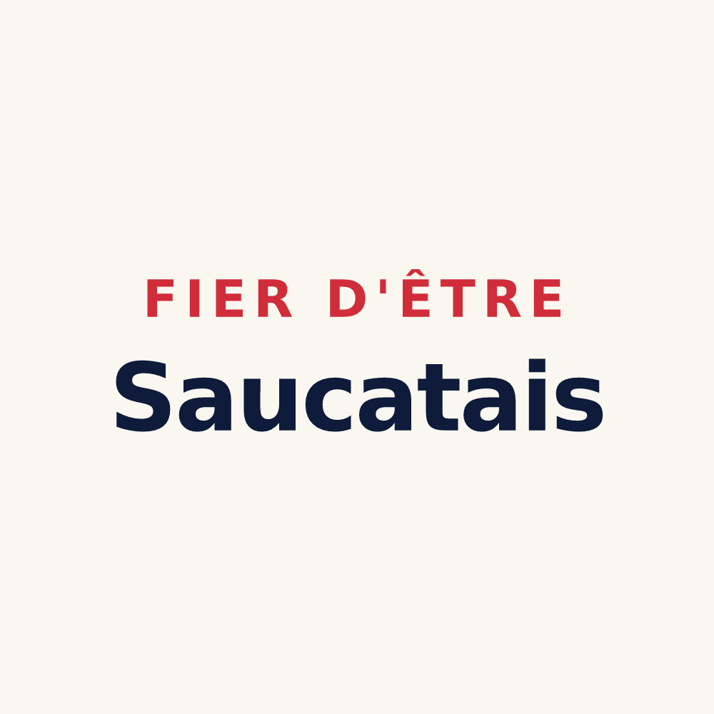 Tasse « Fier d'être Saucatais » — design pour Saucats