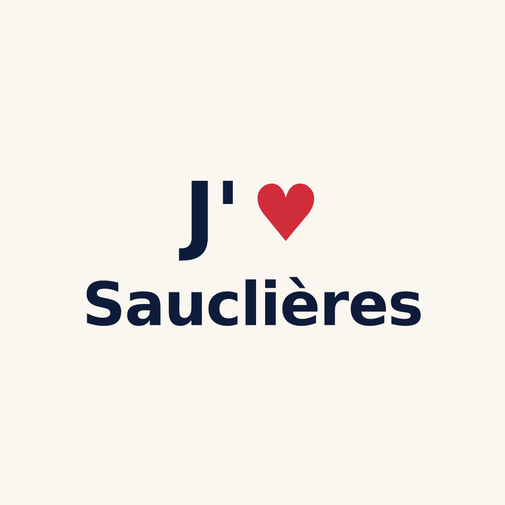 Tasse personnalisée Sauclières — design J'aime Sauclières