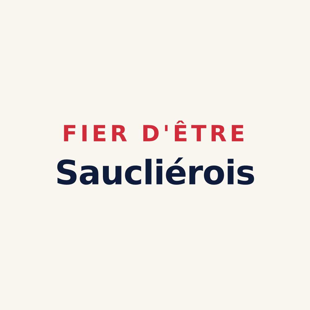Tasse « Fier d'être Saucliérois » — design pour Sauclières