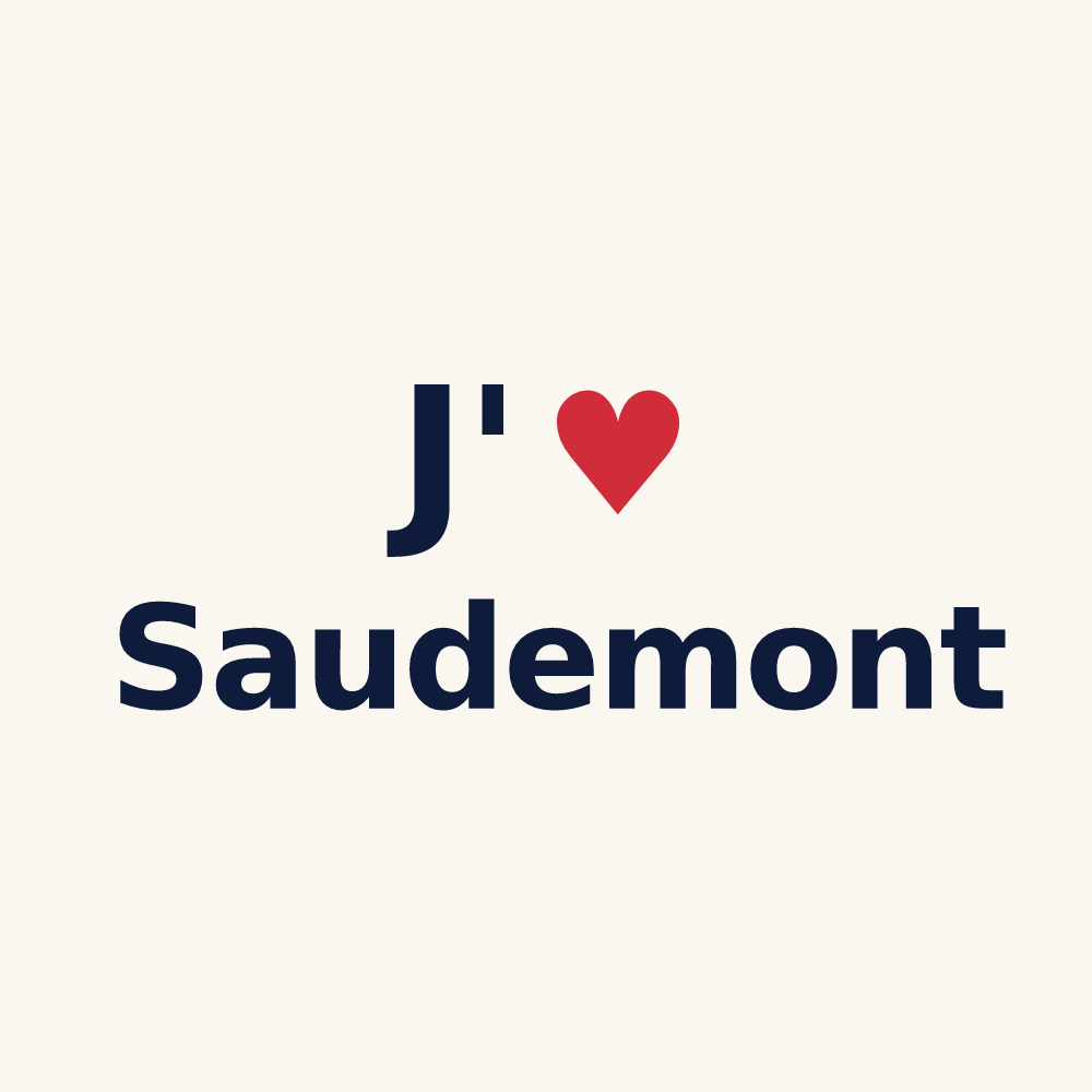 Tasse personnalisée Saudemont — design J'aime Saudemont