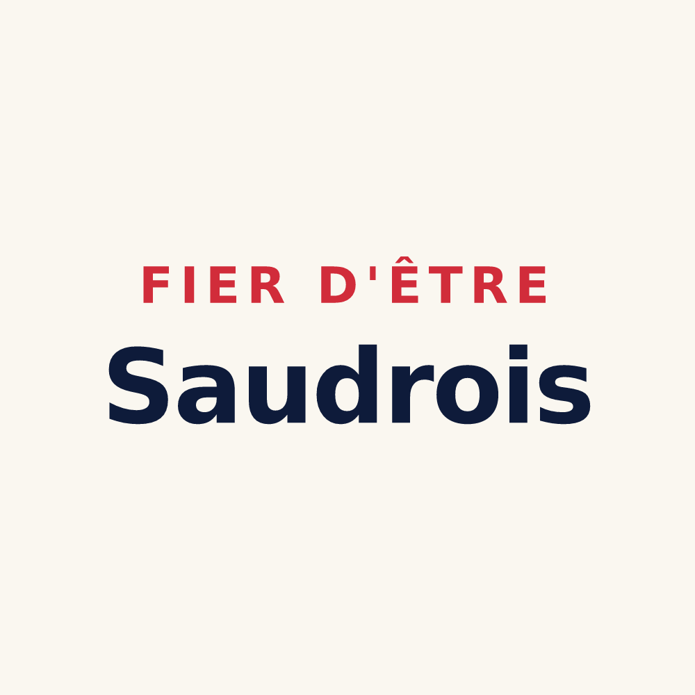 Tasse « Fier d'être Saudrois » — design pour Saudrupt