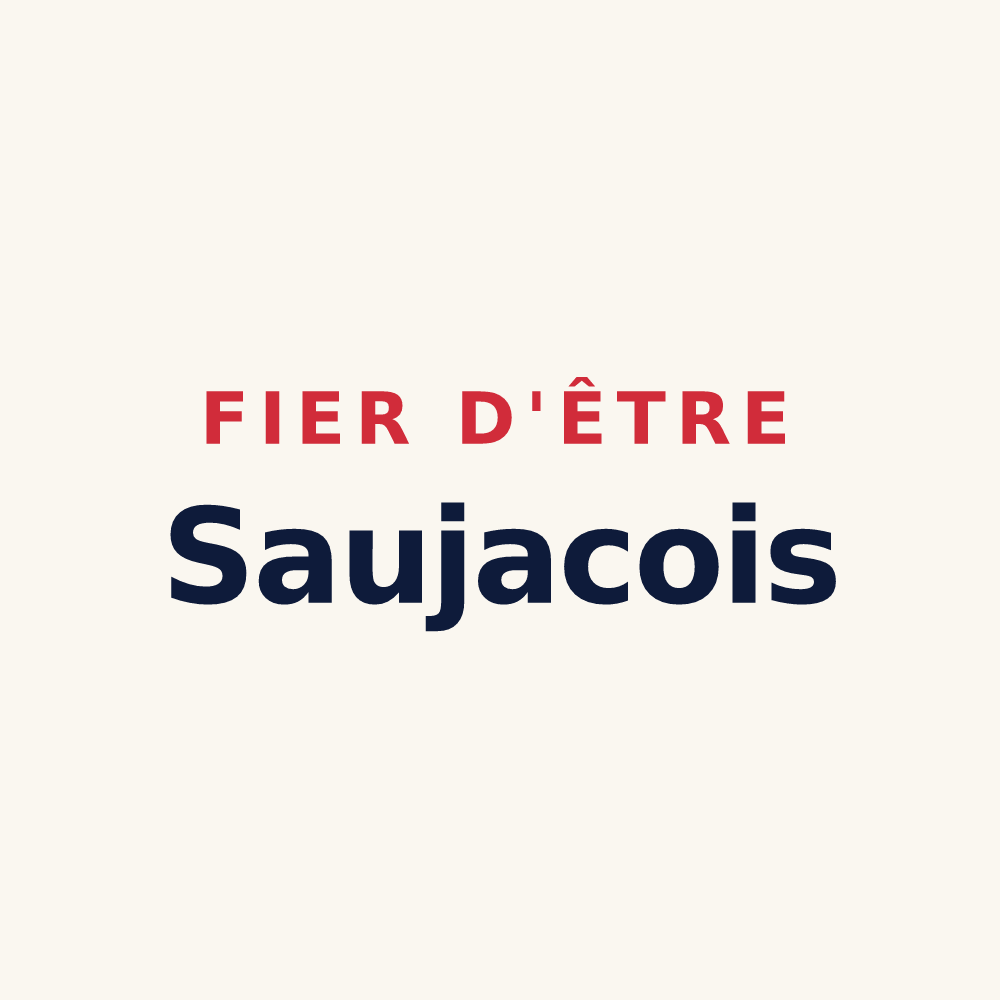 Tasse « Fier d'être Saujacois » — design pour Saujac