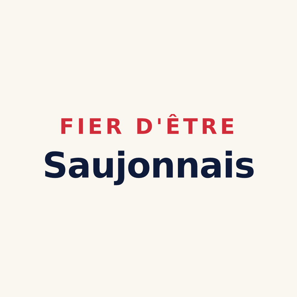 Tasse « Fier d'être Saujonnais » — design pour Saujon
