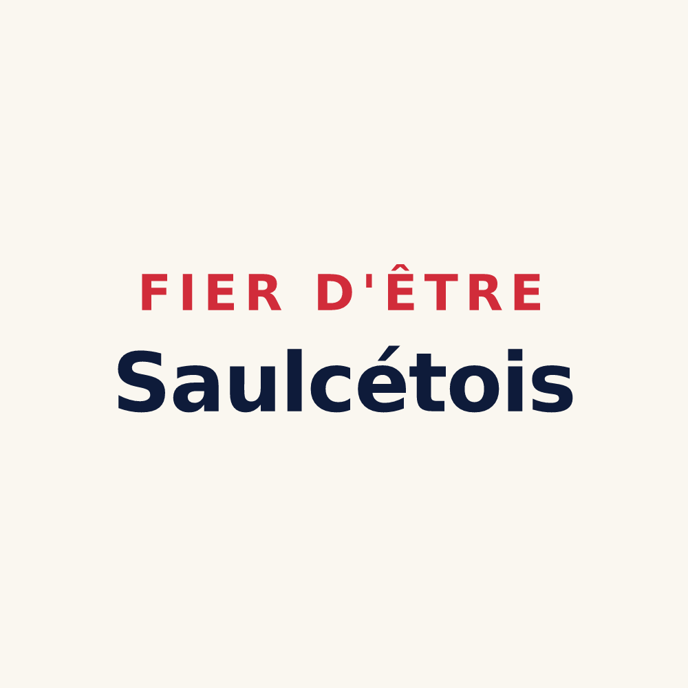 Tasse « Fier d'être Saulcétois » — design pour Saulcet
