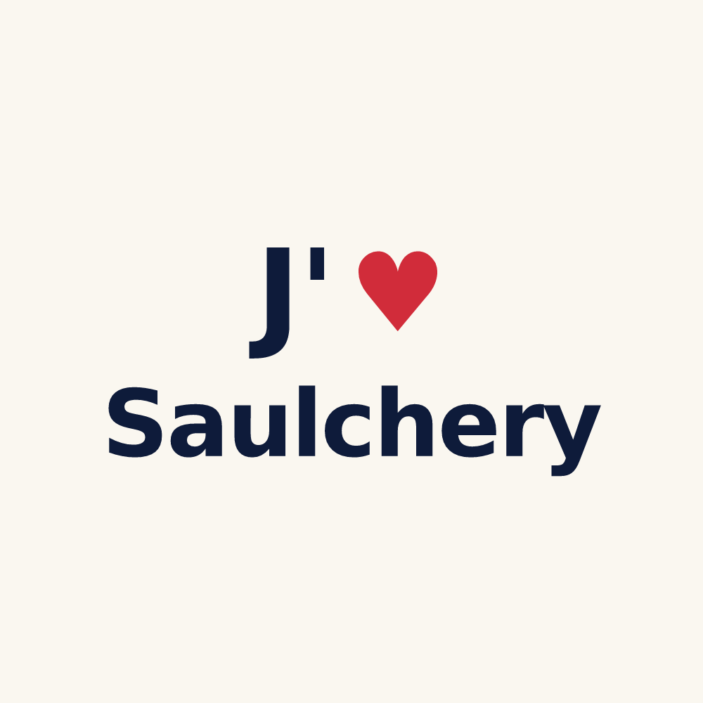 Tasse personnalisée Saulchery — design J'aime Saulchery