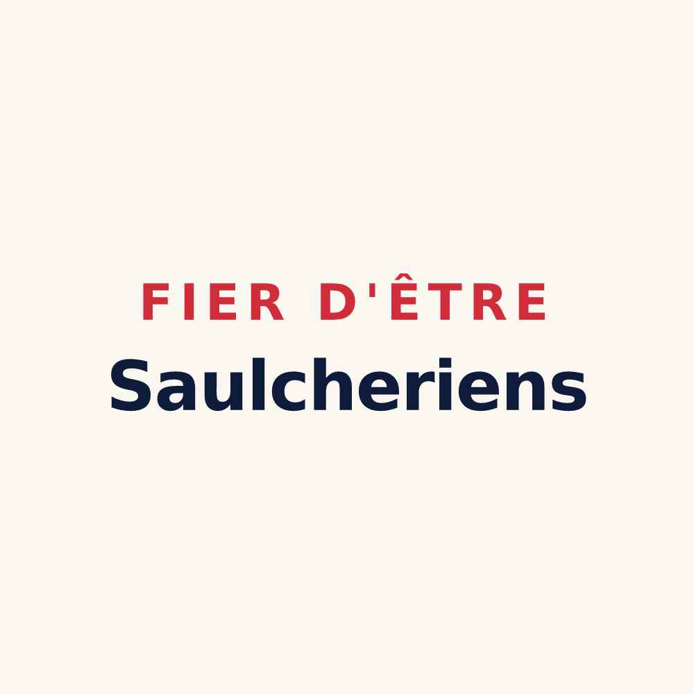Tasse « Fier d'être Saulcheriens » — design pour Saulchery