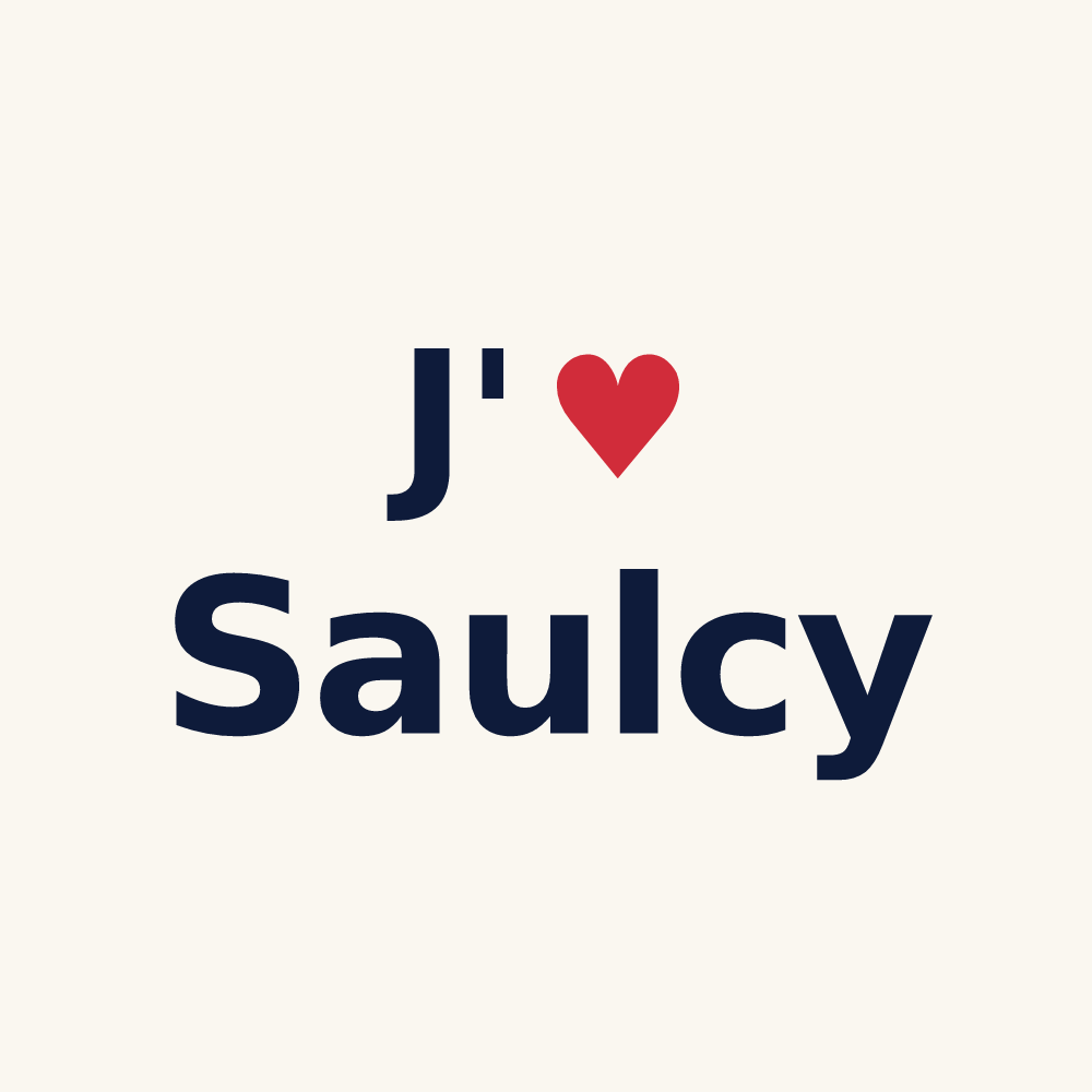 Tasse personnalisée Saulcy — design J'aime Saulcy