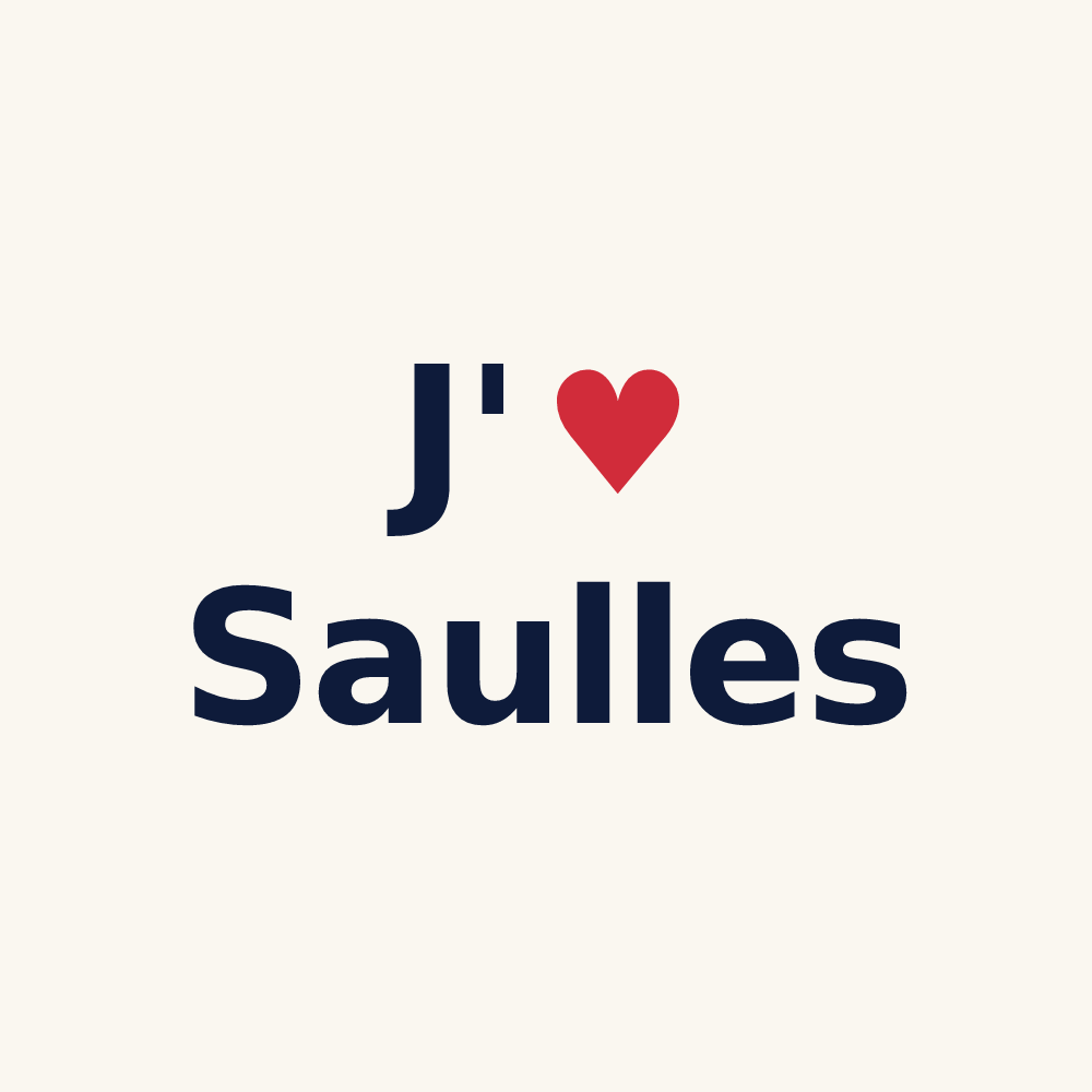 Tasse personnalisée Saulles — design J'aime Saulles