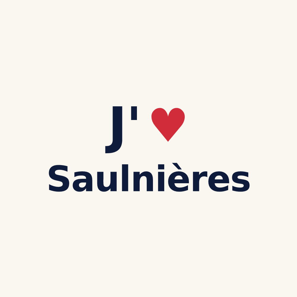 Tasse personnalisée Saulnières — design J'aime Saulnières