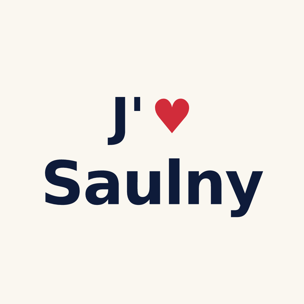 Tasse personnalisée Saulny — design J'aime Saulny