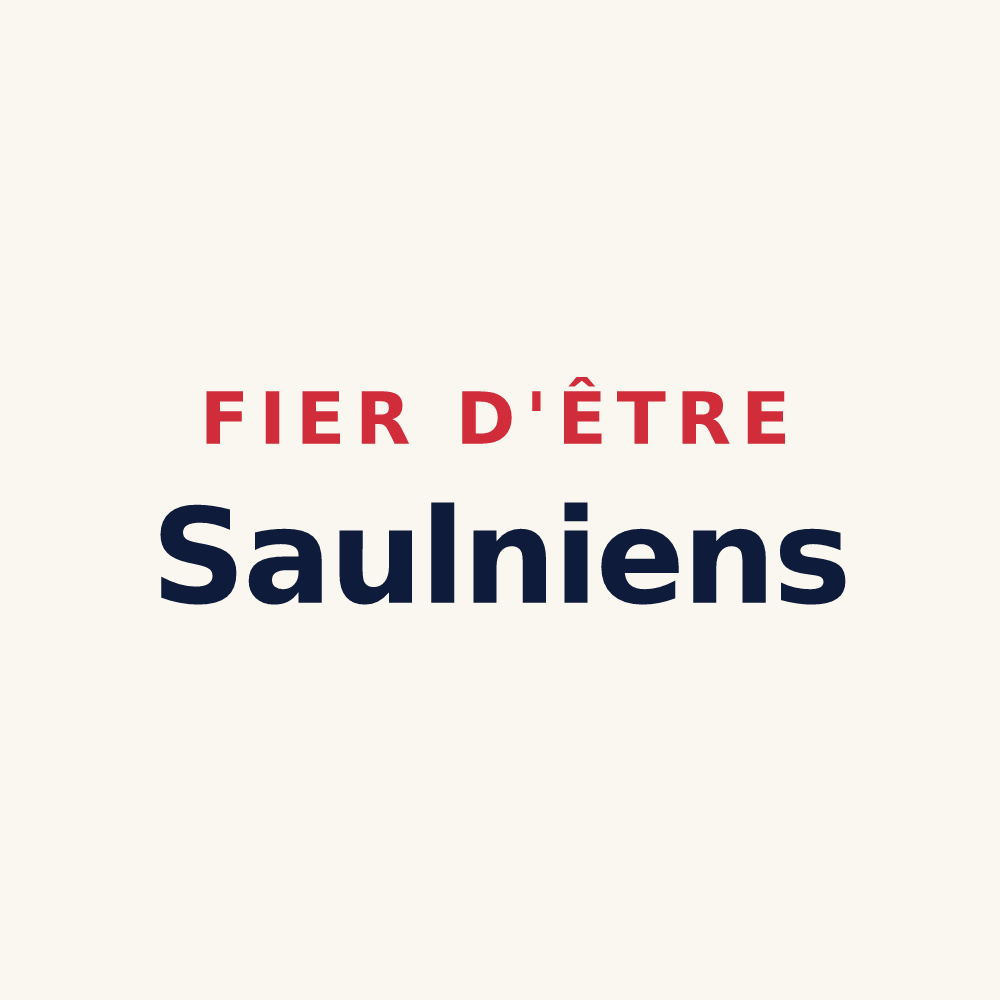 Tasse « Fier d'être Saulniens » — design pour Saulny