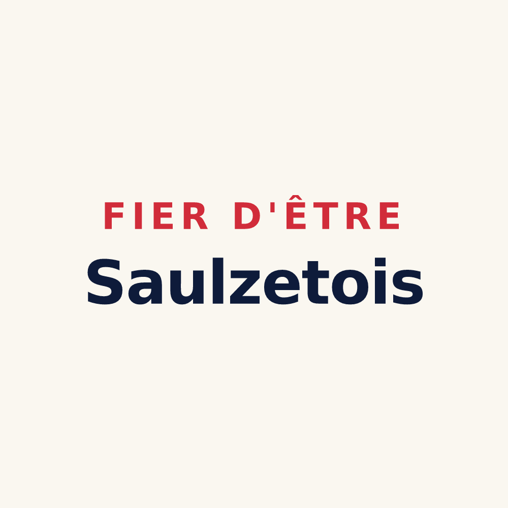 Tasse « Fier d'être Saulzetois » — design pour Saulzet