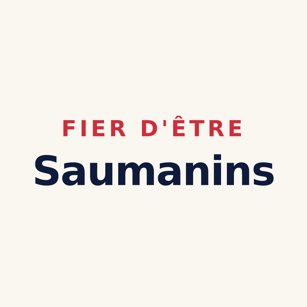 Tasse « Fier d'être Saumanins » — design pour Saumane