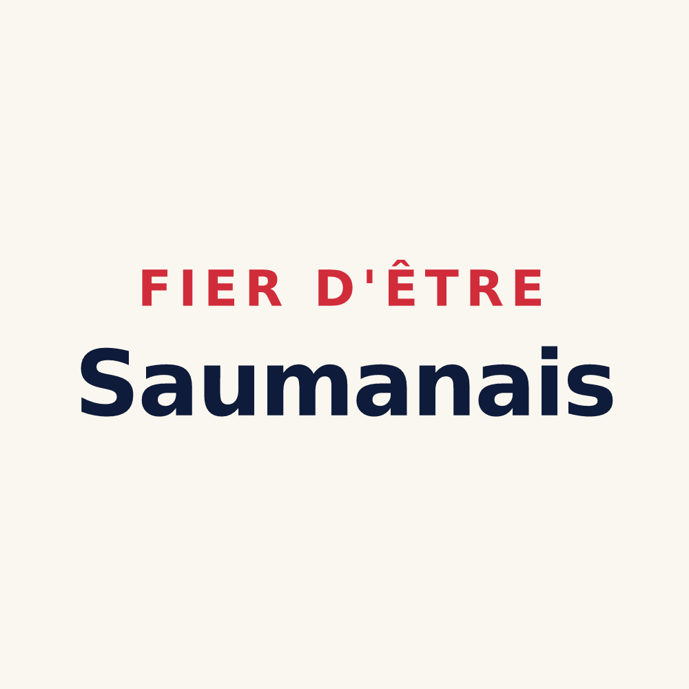 Tasse « Fier d'être Saumanais » — design pour Saumane-de-Vaucluse