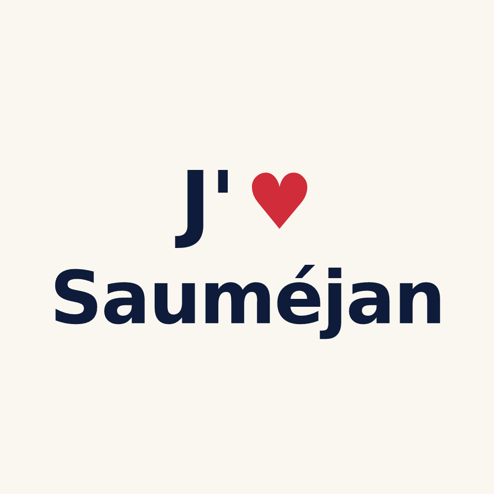Tasse personnalisée Sauméjan — design J'aime Sauméjan