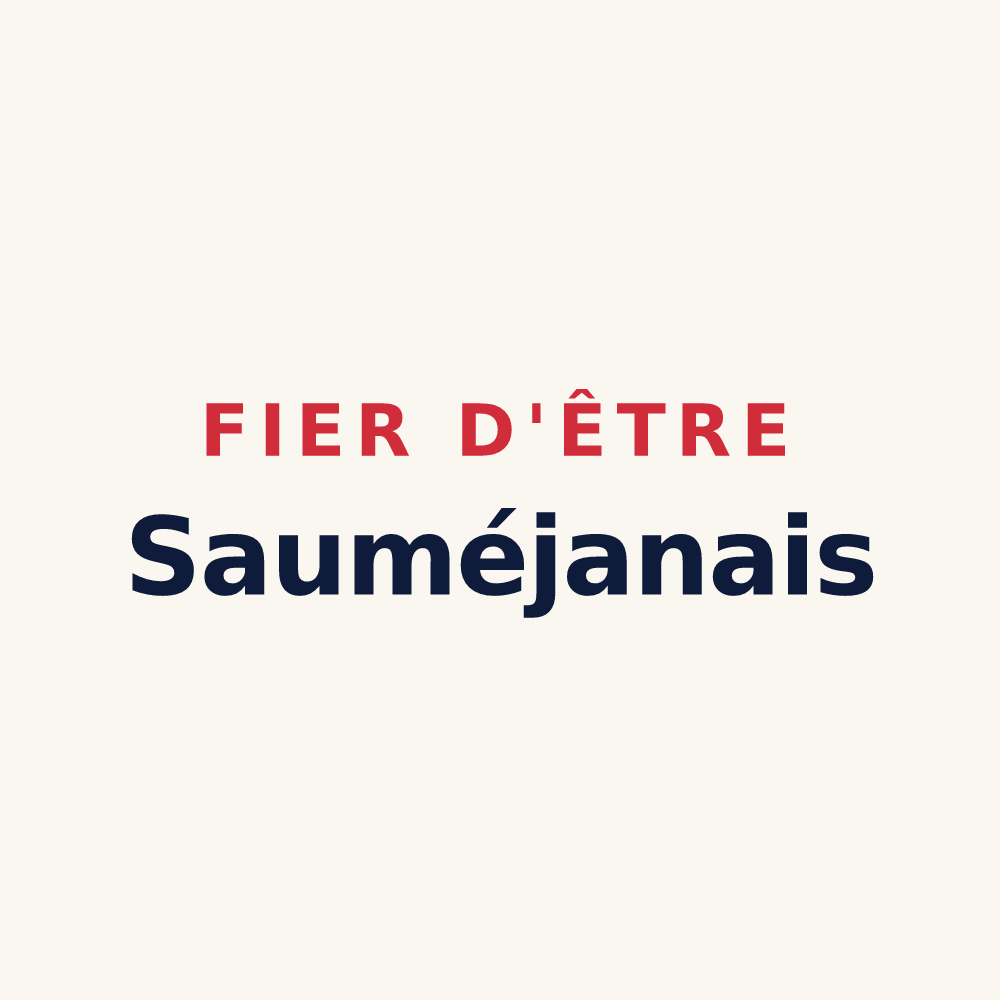 Tasse « Fier d'être Sauméjanais » — design pour Sauméjan