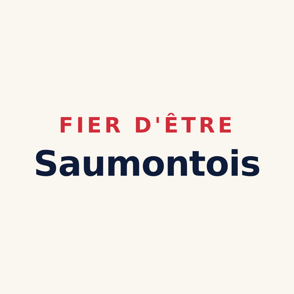 Tasse « Fier d'être Saumontois » — design pour Saumont-la-Poterie