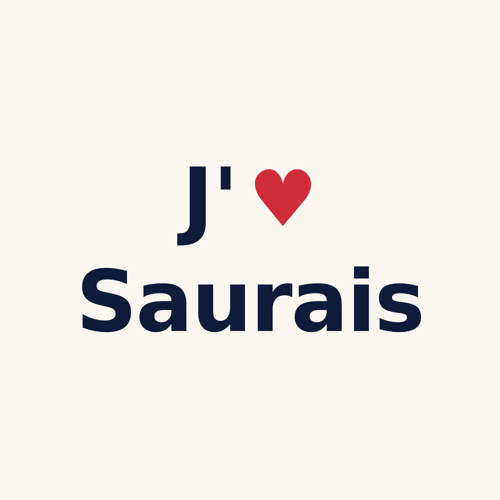 Tasse personnalisée Saurais — design J'aime Saurais