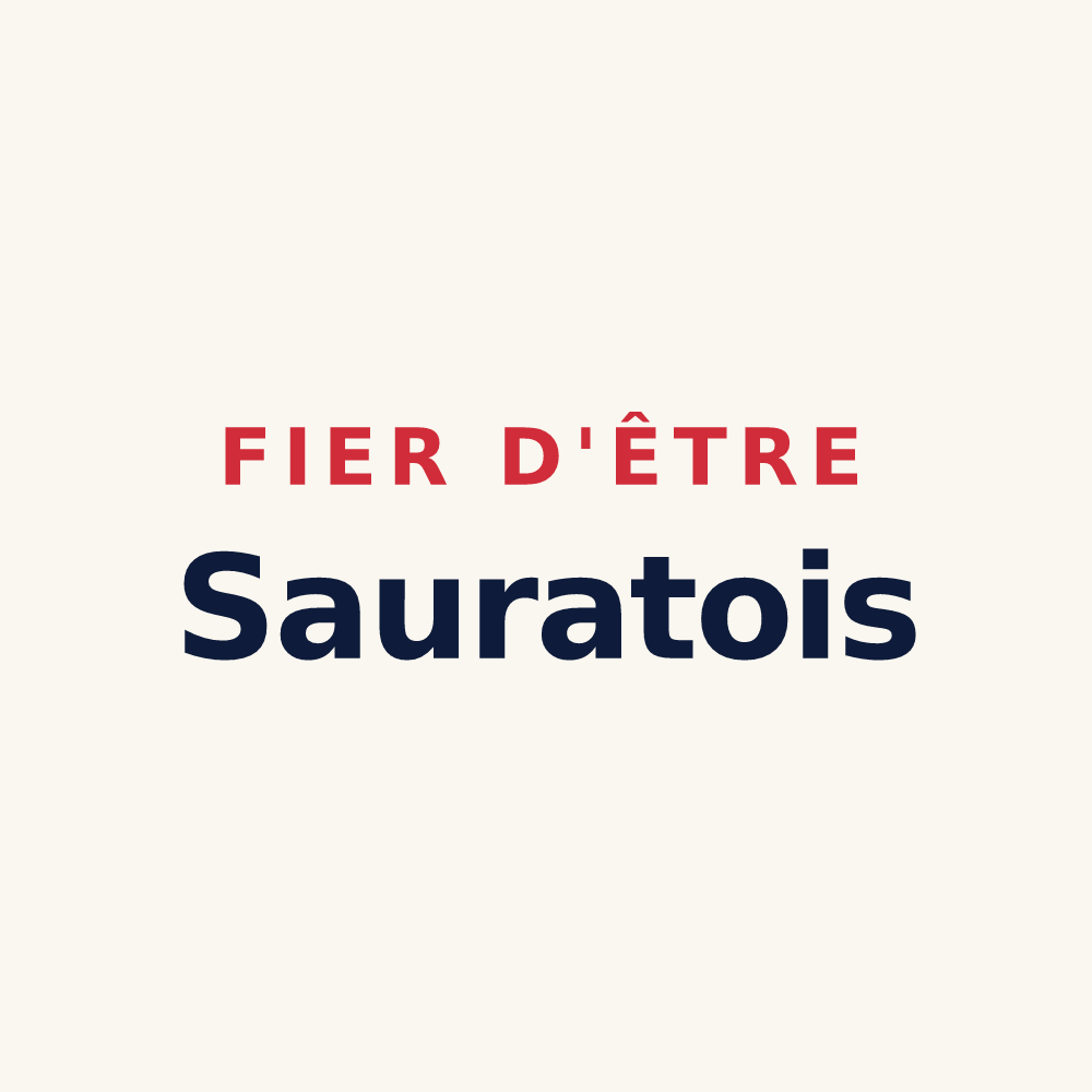 Tasse « Fier d'être Sauratois » — design pour Saurat