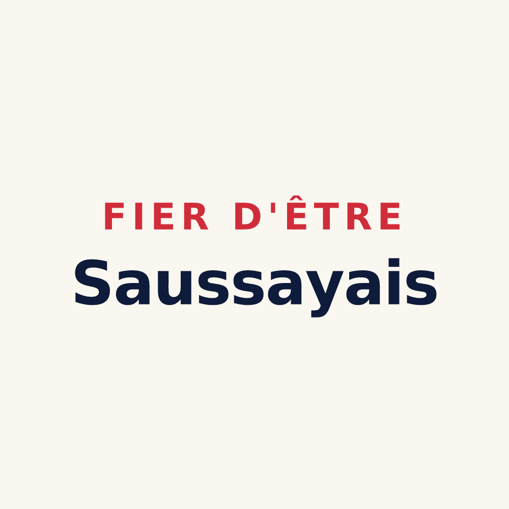 Tasse « Fier d'être Saussayais » — design pour Saussay