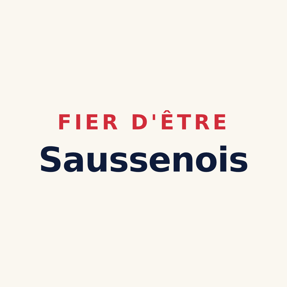 Tasse « Fier d'être Saussenois » — design pour Saussens