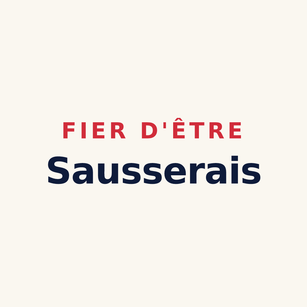 Tasse « Fier d'être Sausserais » — design pour Saussey