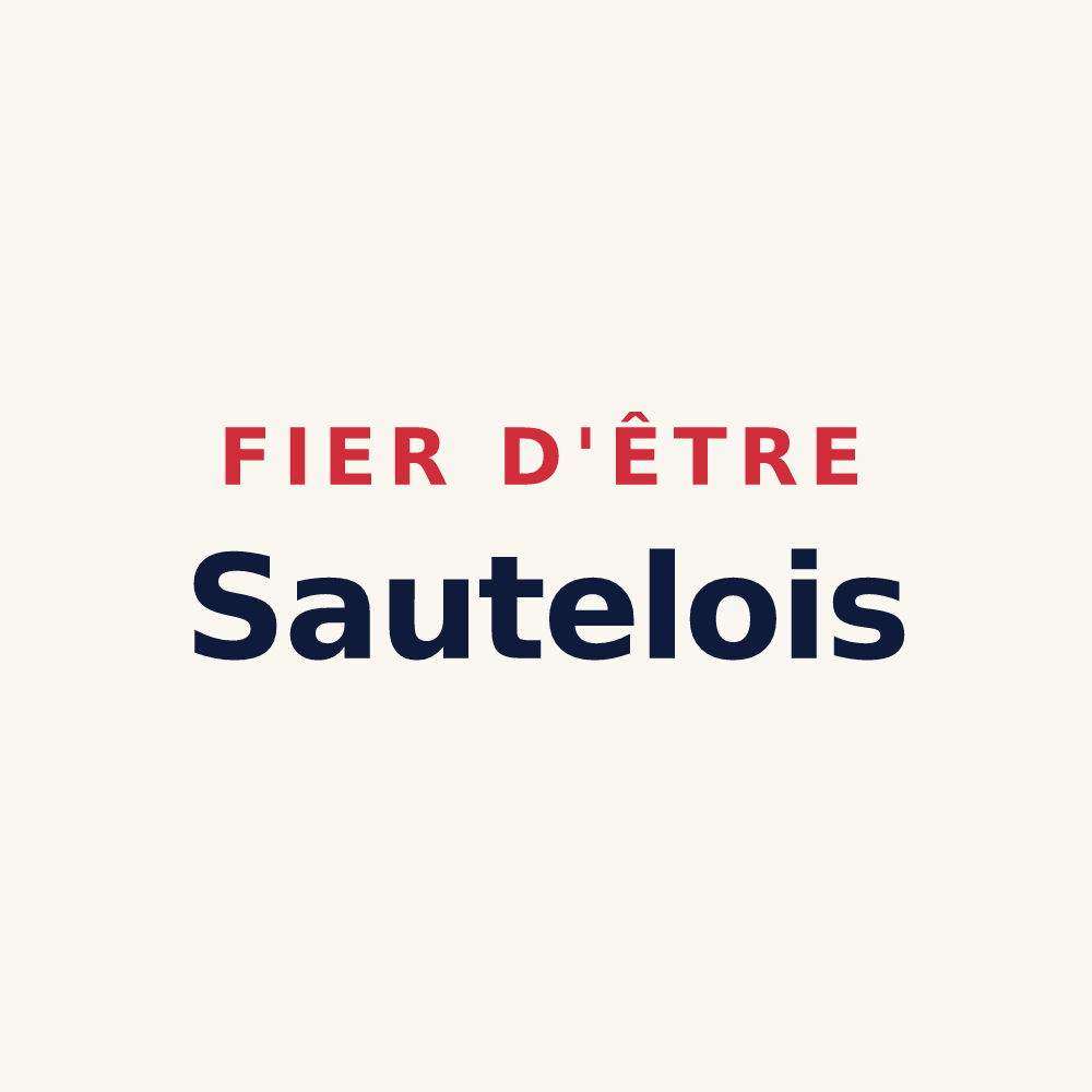 Tasse « Fier d'être Sautelois » — design pour Sautel