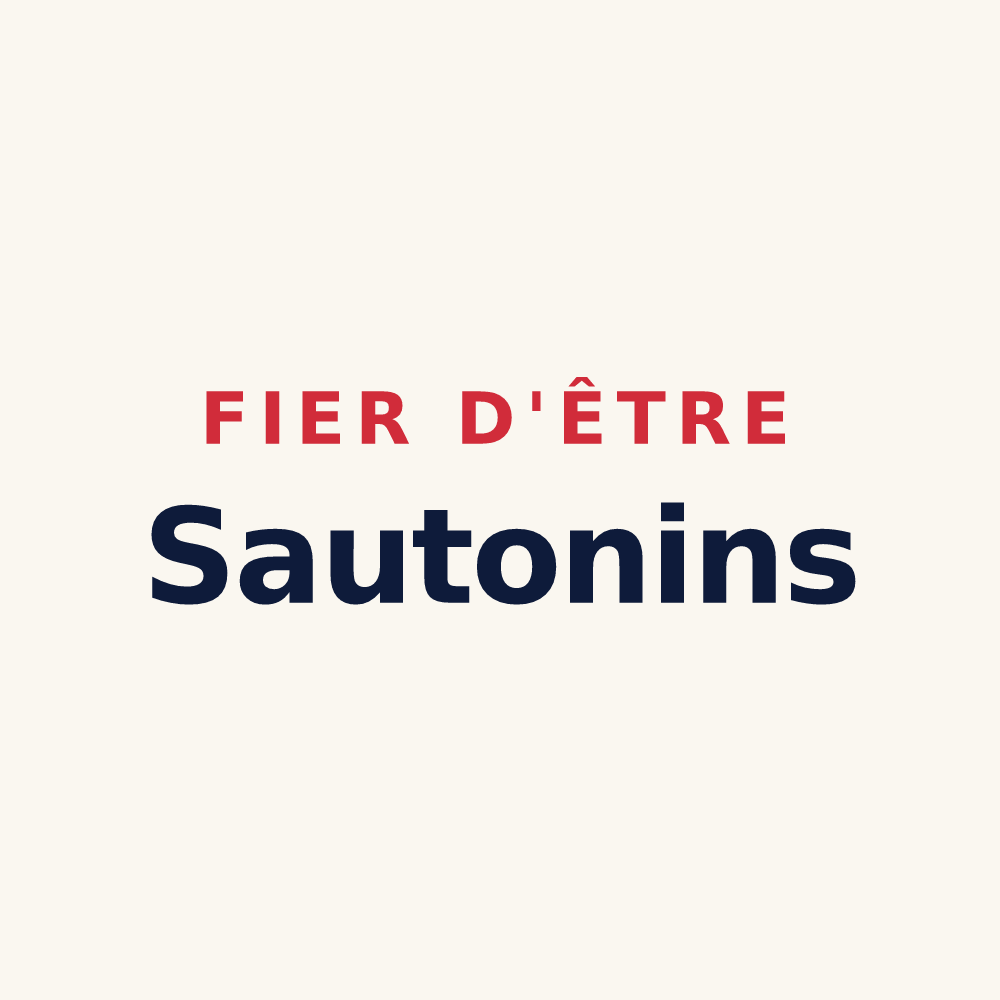 Tasse « Fier d'être Sautonins » — design pour Sauto
