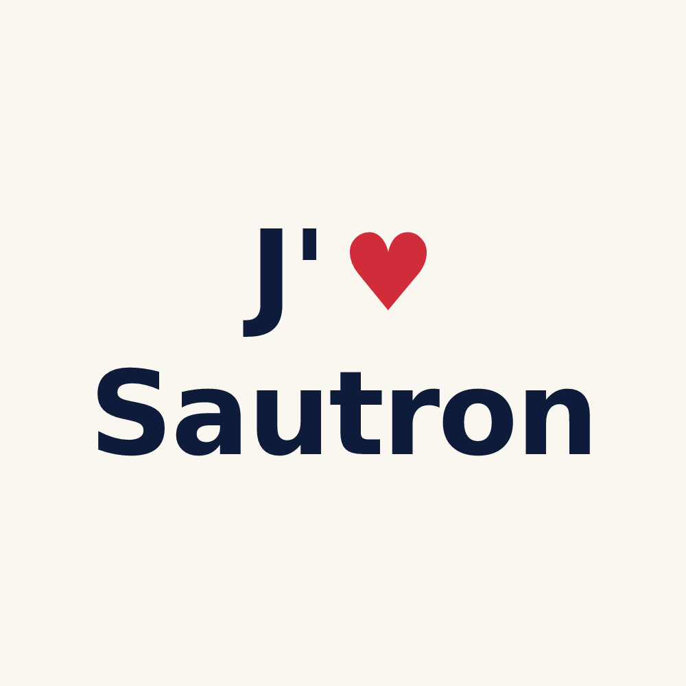 Tasse personnalisée Sautron — design J'aime Sautron